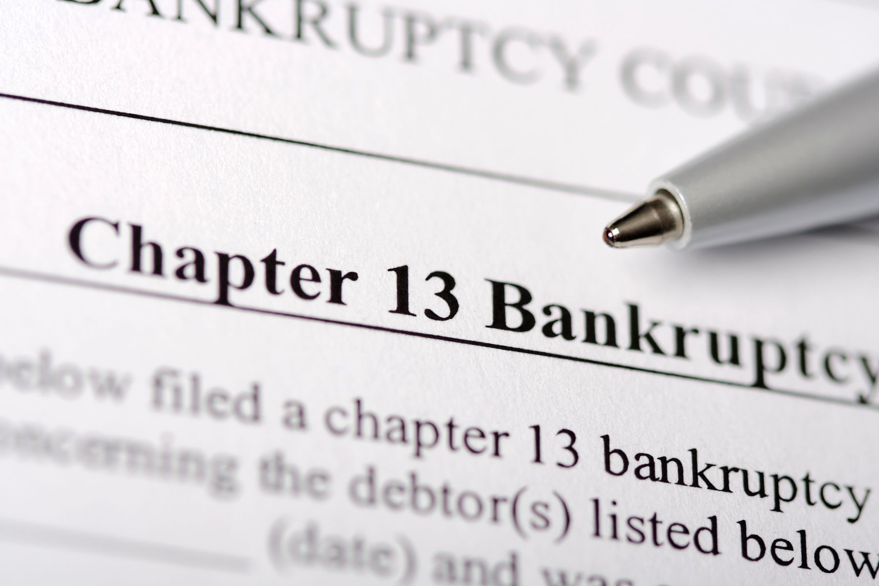 Benefits of Chapter 13 Bankruptcy